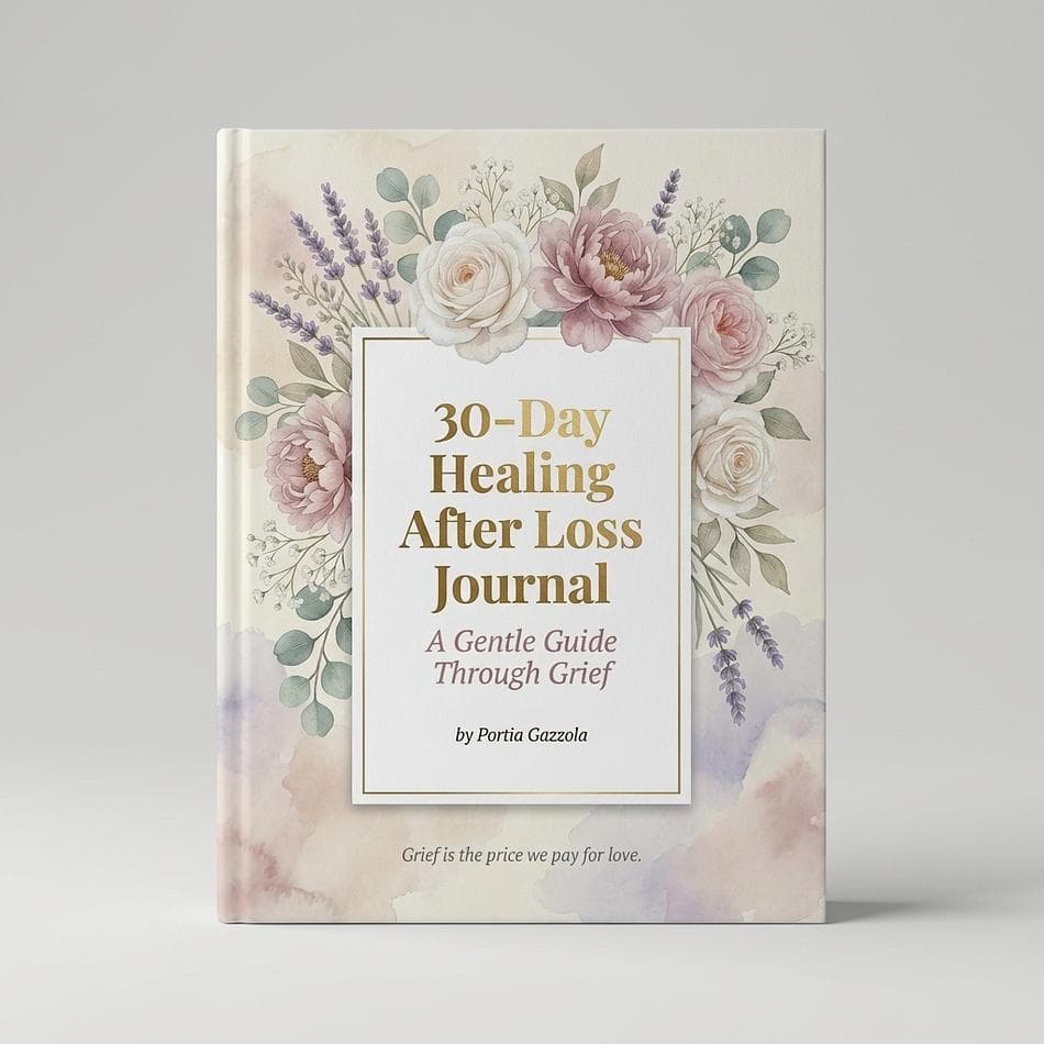 Guided Grief Journal PDF, 30-Day Healing After Loss Prompts, Emotional Support & Self-Care Workbook, Printable Digital Download