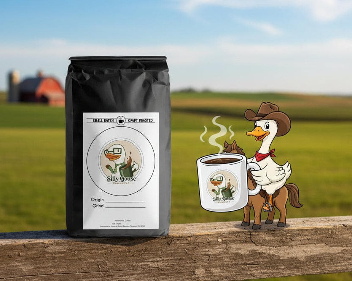 Cowboy Blend Dark Roast Coffee, Cocoa, Caramel, and Vanilla Notes, 12 oz Bag. ***LET US KNOW IF YOU PREFER WHOLE BEANS OR STANDARD GRIND***