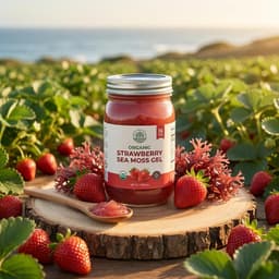 Organic Strawberry Sea Moss Gel, 16 Oz-3