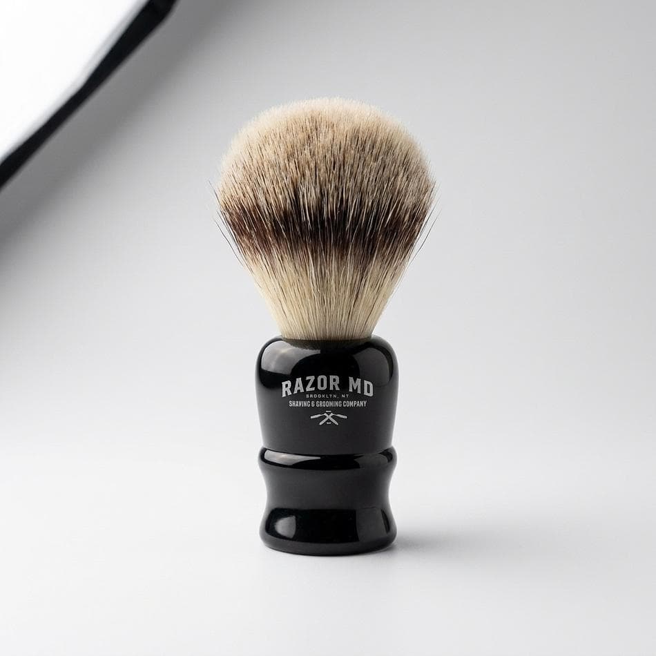 Travel Shaving Brush, Synthetic Bristles, Quick-Dry Vegan, Sensitive Skin Lather, Compact Travel Size, 1 Brush