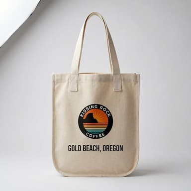 Organic Canvas Tote Bag, Certified Organic Cotton, Reusable Market & Beach Bag, Natural Color, One Size