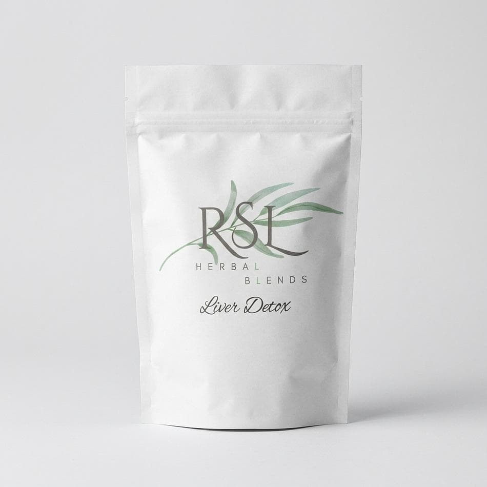 Liver Detox Herbal Tea, Herbal Blend, Liver Support, 45-Day Supply, Loose Leaf Tea + Free Strainer