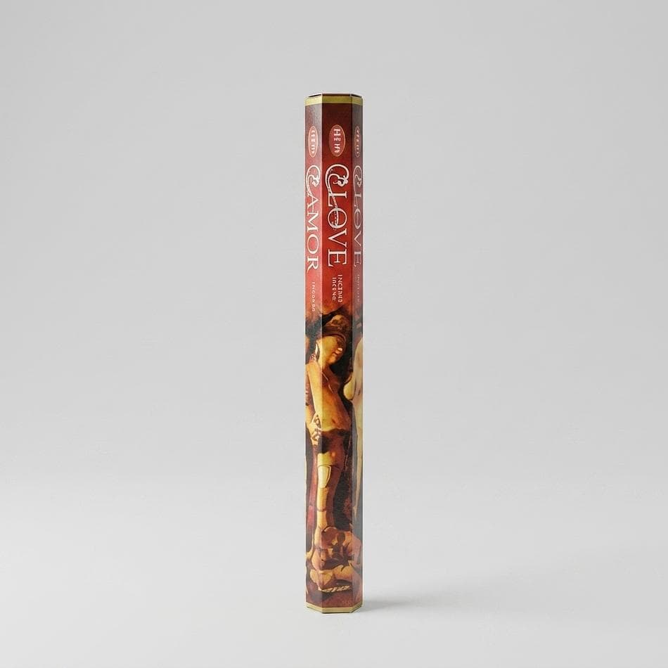 Love Scent Incense Sticks, Sweet Romantic Aroma, Mood-Setting Relaxation, Hexagon Box, 20 Sticks