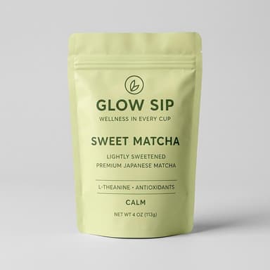 Sweetened Japanese Matcha Powder, Matcha Green Tea, Smooth Latte Blend, Lightly Sweet, for Iced/Hot Drinks (Size Listed)