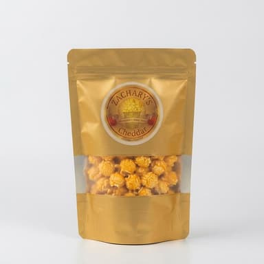 Gourmet Popcorn Snack Bags, Cheddar & Caramel Flavors, Fresh Small-Batch Snack Packs, 1.5 oz Each, 2-Pack/5-Pack