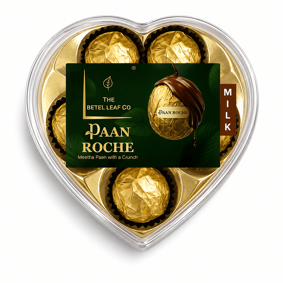 Milk Chocolate Paan Truffles, Wafer Crunch, Meetha Paan Center, 5-Pack Dessert Bites