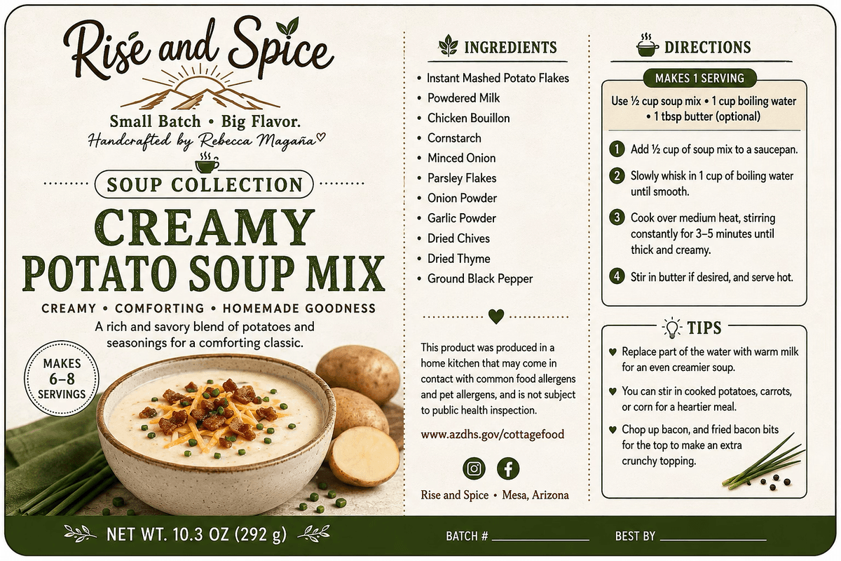 Creamy Potato Soup Mix