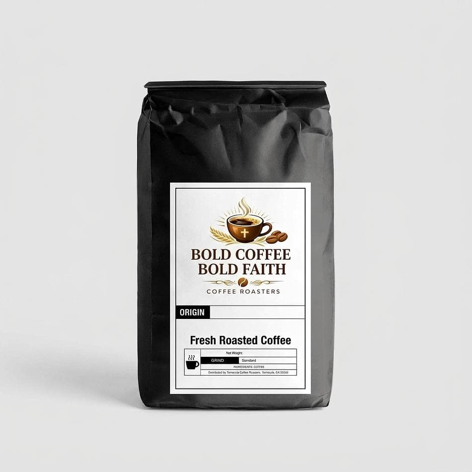 Bali Blue Single-Origin Coffee, Wet-Hulled Indonesian Beans, Smooth Chocolate-Molasses Notes, Medium-Dark Roast, 12oz Bag