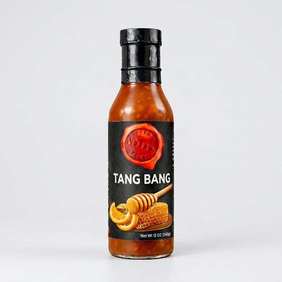 Orange Chicken Style Sauce, Citrus & Savory Sweet Tang, Sticky Glaze for Chicken & Shrimp, 1 Bottle