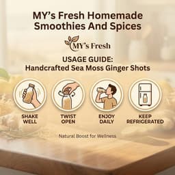 Sea Moss + Organic Ginger Wellness Shots (14-Pack) — 2 oz Each | Made-to-Order | Free Shipping-5