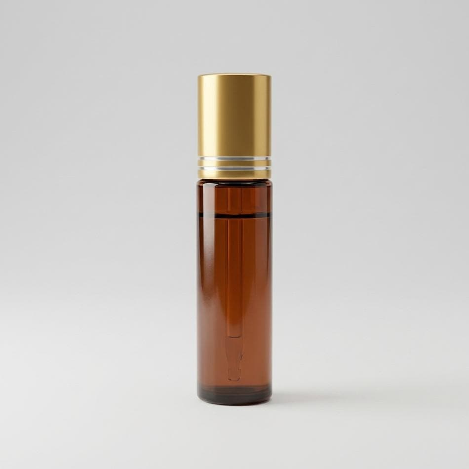 Under-Eye Oil Roller, Jojoba & Rosehip + Castor, Hydrating Fine Line Softening, 10 ml Glass Roller