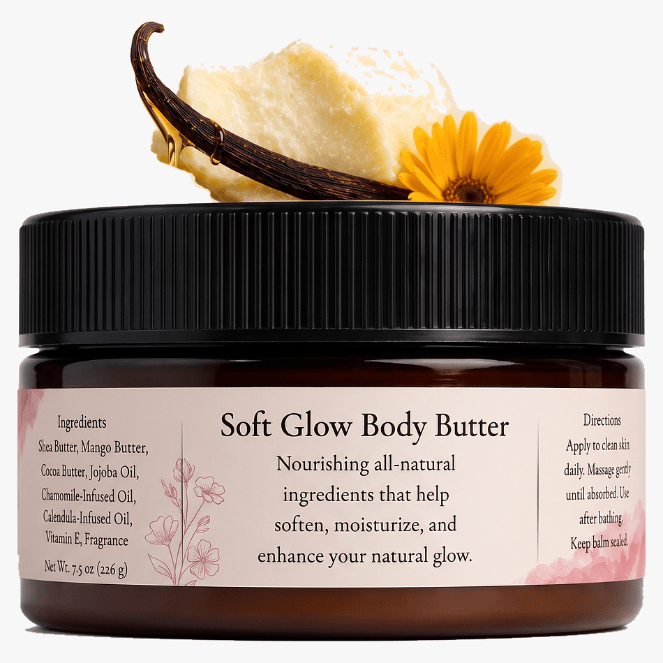 Unscented Whipped Body Butter, Shea + Mango + Cocoa Butters, Sensitive Skin Deep Moisture, 1 Jar