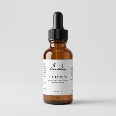 Hydrating & Brightening Face Serum, Hyaluronic Acid + Niacinamide, Dewy Glow & Barrier Support, Dropper Serum