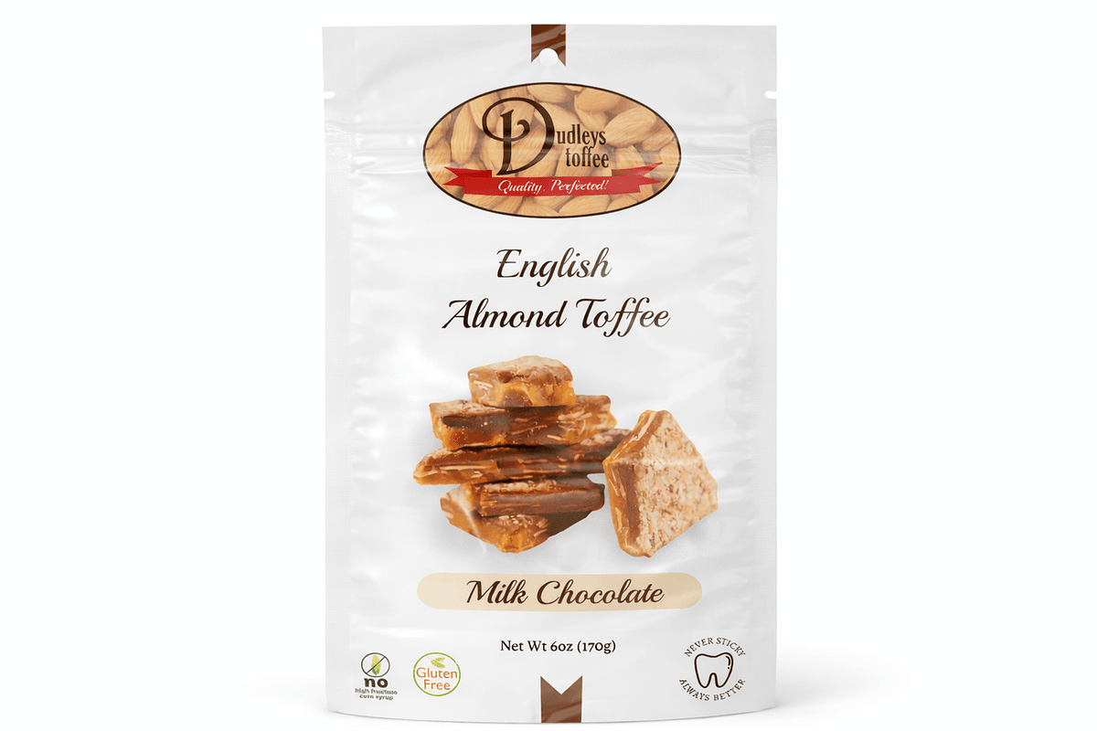 Milk Chocolate English Almond Toffee | 12 Pack Case