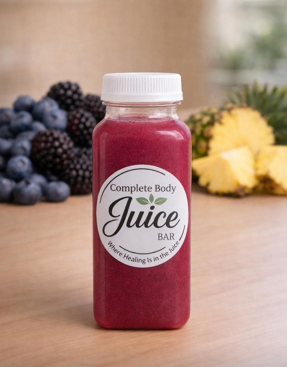 Berry Berry Heart-Healthy Juice (4-Pack) — Blackberry, Blueberry & Pineapple