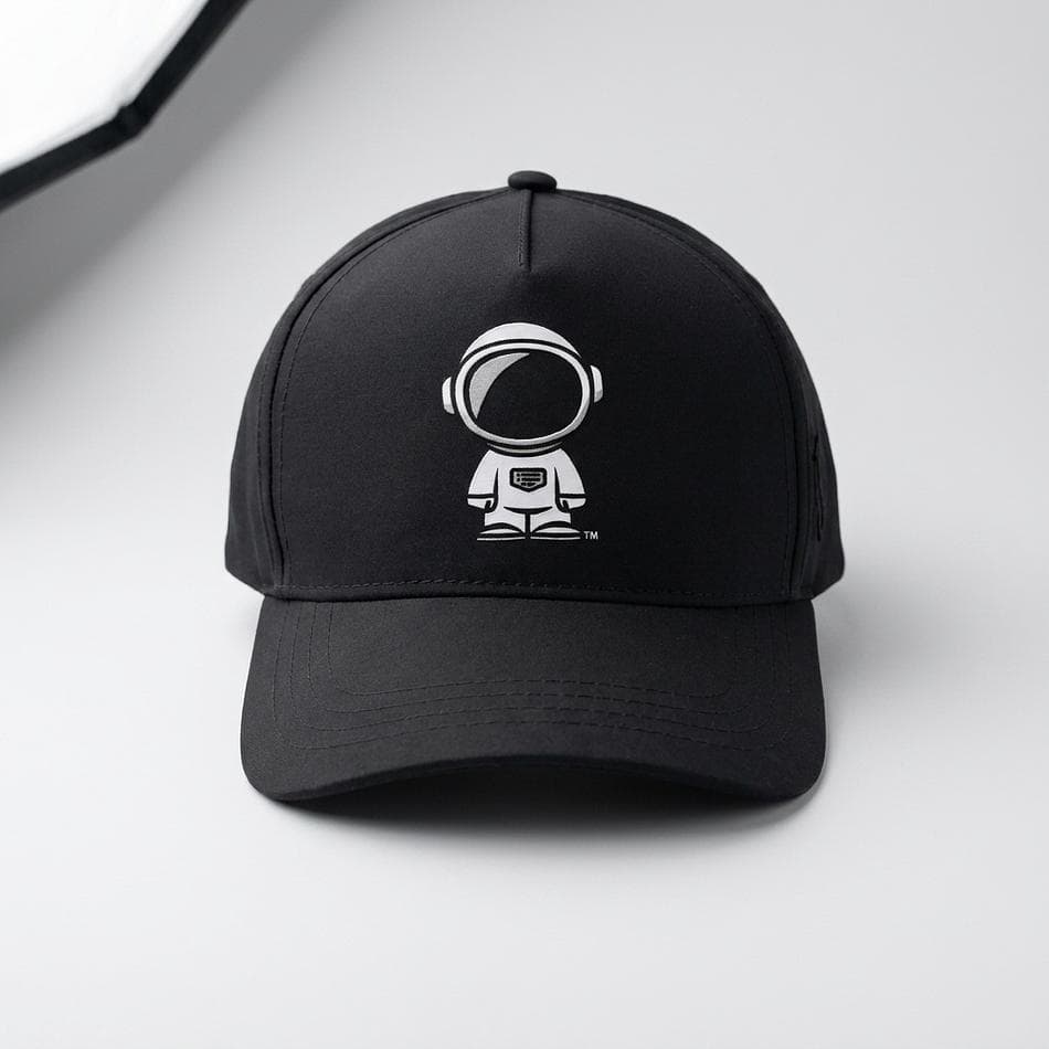 Performance Trucker Running Hat, Laser-Cut Breathable Panels, Wicking Sweatband, Curved Bill, Adjustable Velcro, One Size