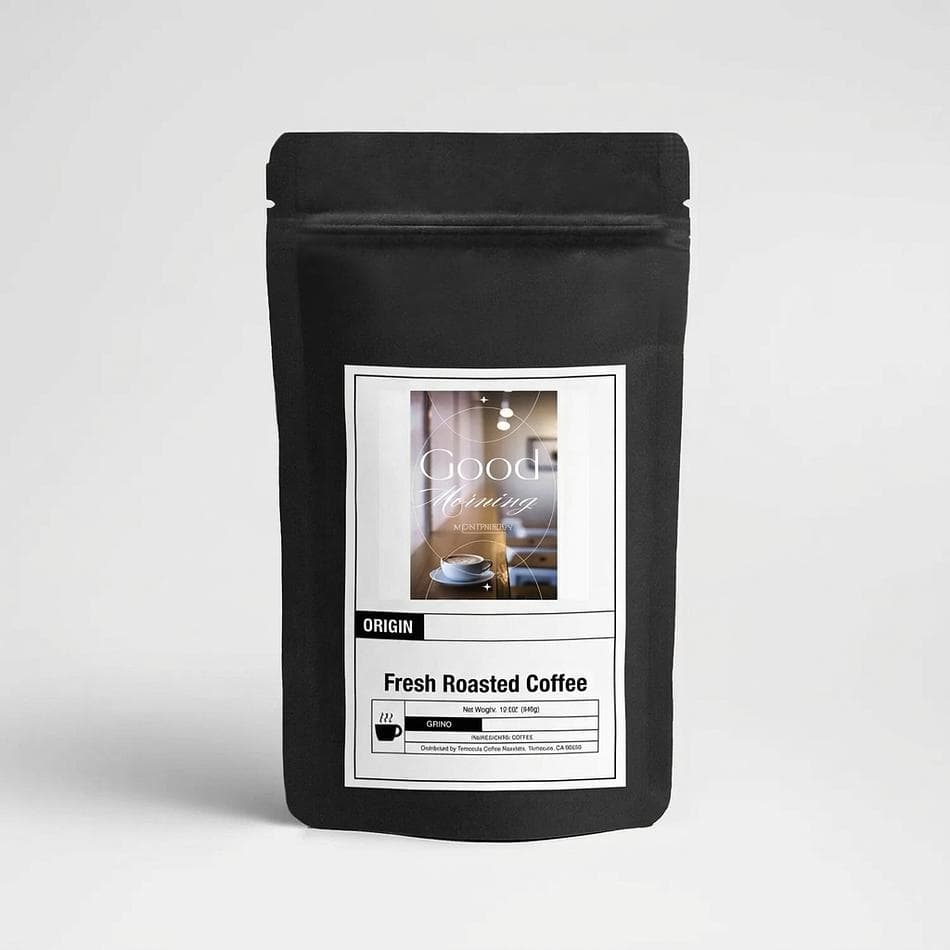 Dark Roast Coffee Beans, African Blend, Low Acid Bold French Roast, Whole Bean or Ground, 12 oz Bag