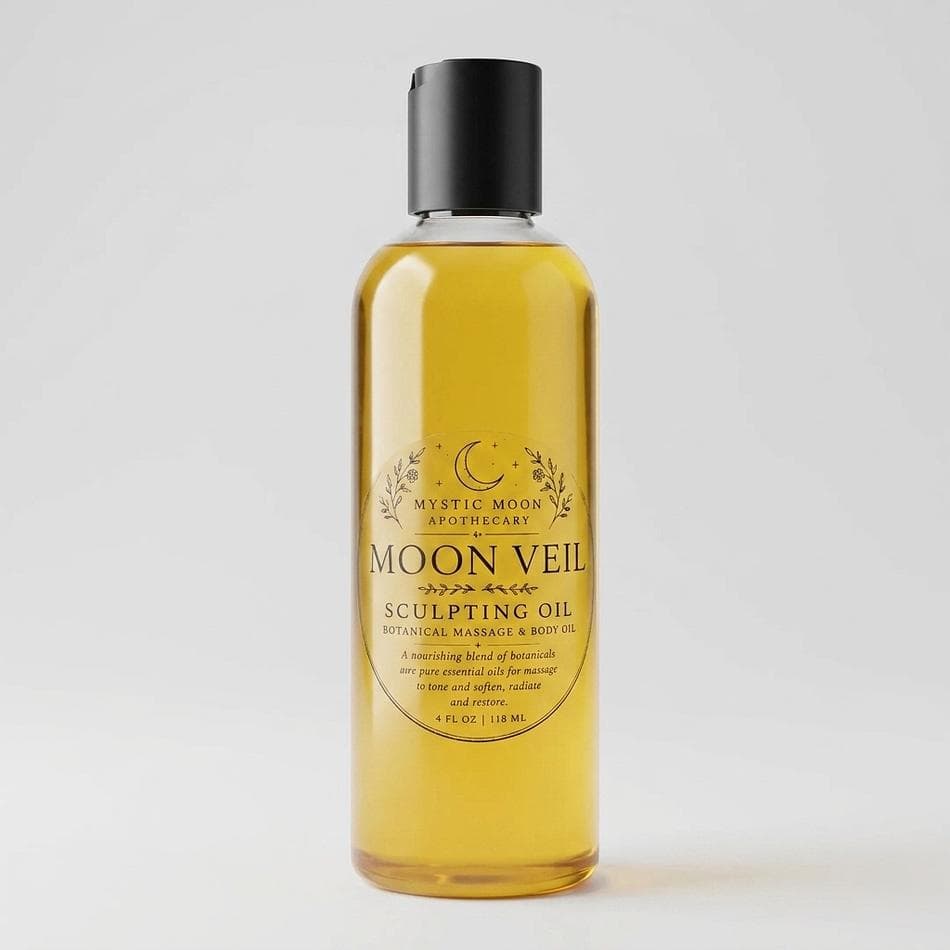 Body Sculpting Massage Oil, Jojoba & Rosehip, Chamomile-Infused, Non-Greasy Glide for Gua Sha & Fascia Tools, 4 oz