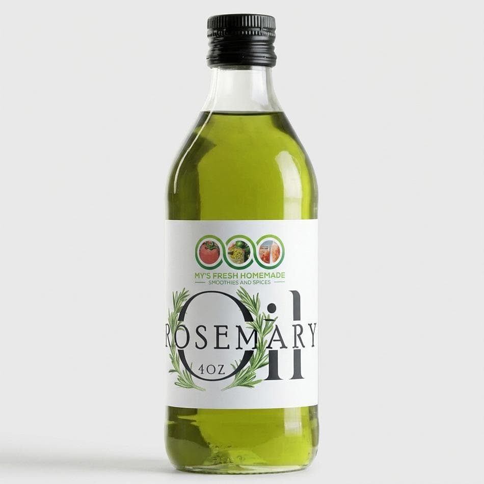 Organic Rosemary Oil Blend For Hair, Skin, Muscle & Joint Pain. 4 Oz