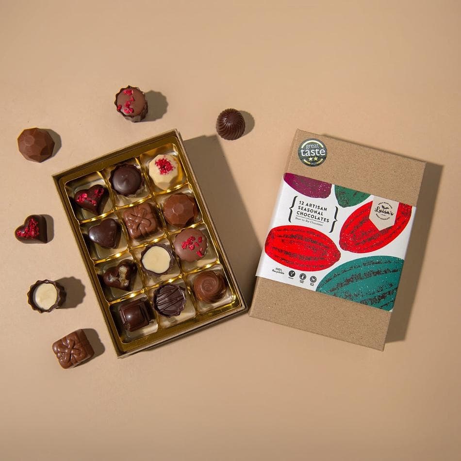 The Winter Seasonal Chocolate Box of 12