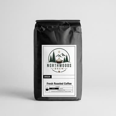 High-Caffeine Robusta Coffee Blend, Tanzania & India, Extra Strong Energy Boost, 12 oz Bag