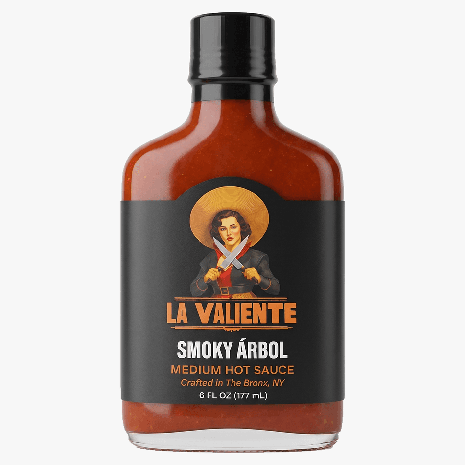 Smoky Árbol Hot Sauce, Chile de Árbol, Chipotle Meco & Guajillo, Medium Heat, No Thickeners, 6 fl oz