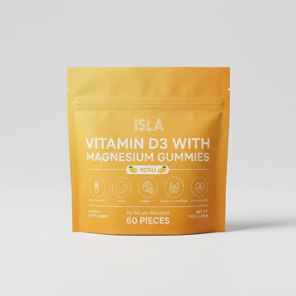 Daily Wellness Gummies Bundle, Matcha Caffeine + Mushroom Blend + Vitamin D3 & Magnesium, Energy & Focus, 3-Pack