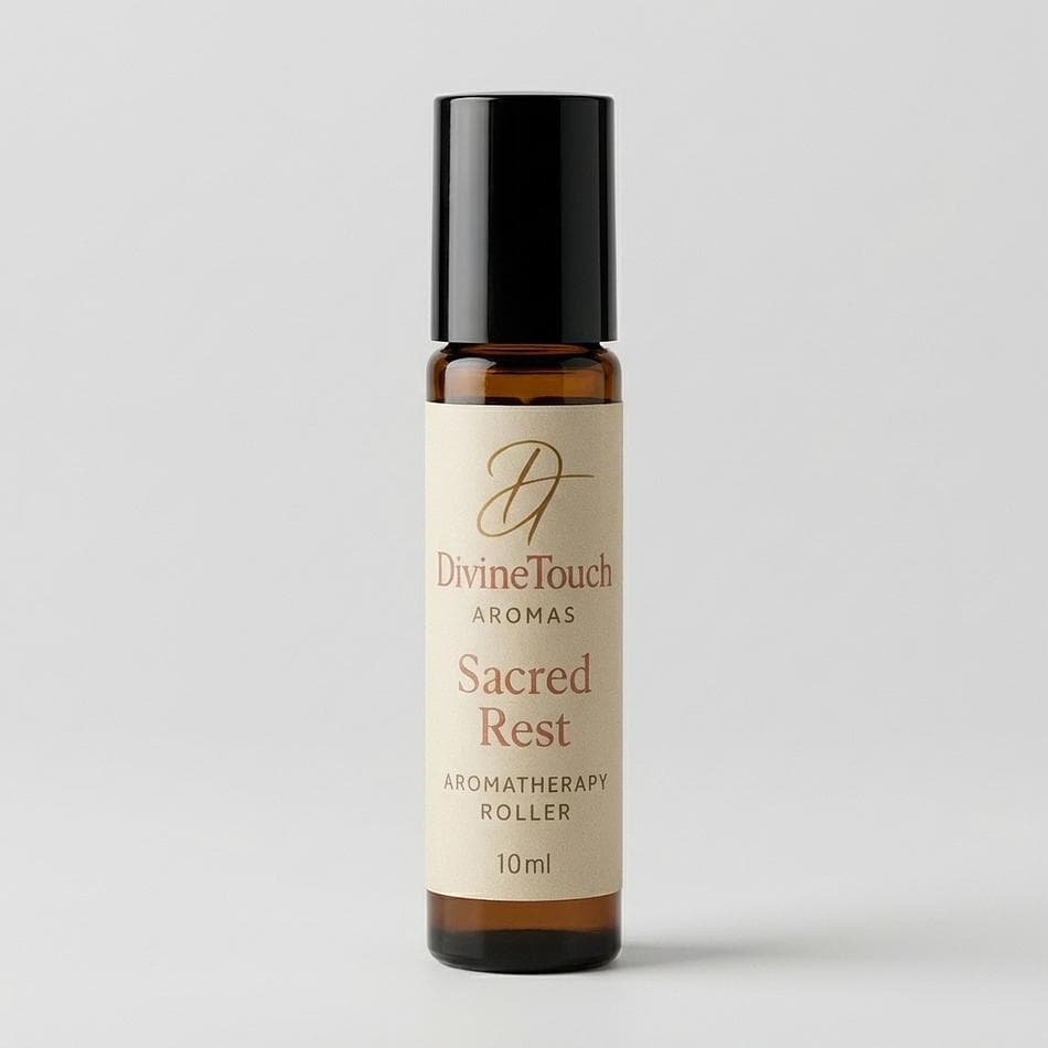 Aromatherapy Essential Oil Roll-On, Calming Grounding Blend, Emotional Ease, Pocket-Size Rollerball