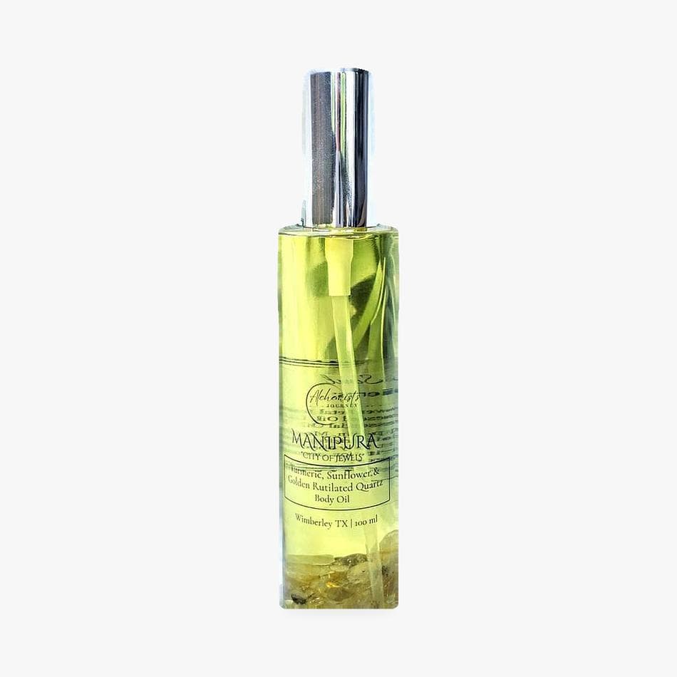 Manipura, Turmeric & Sunflower Body Oil scented with Lemon + Eucalyptus