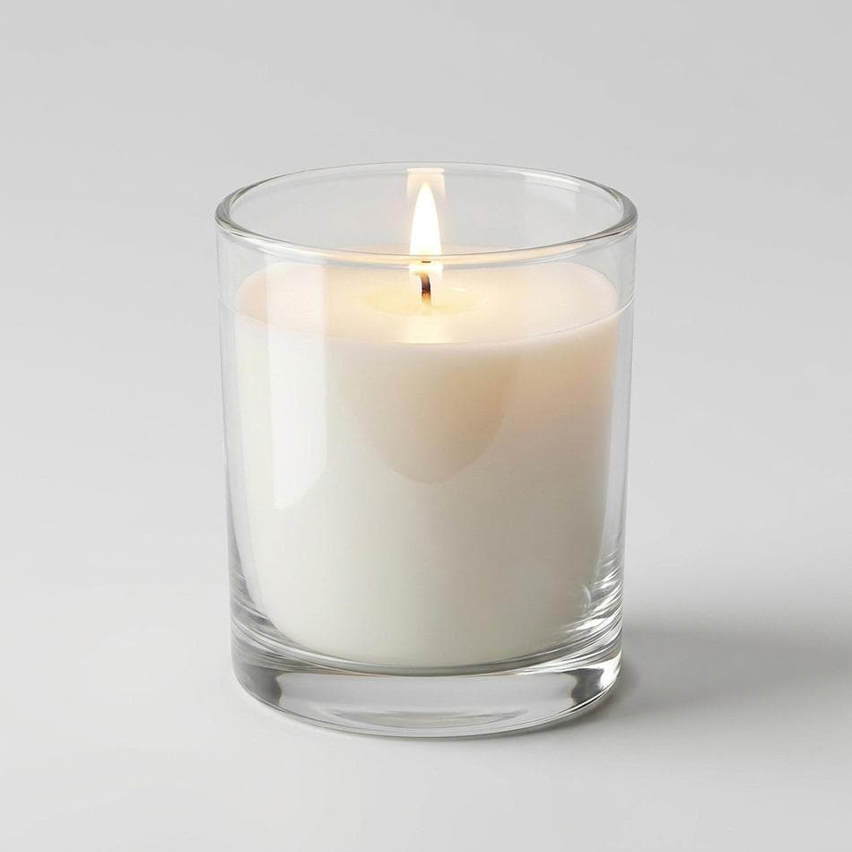 Lead Crystal Apple Jar Candle, Evergreen & Apple, Fir & Juniper Notes, Repurposed Vintage Vessel, 5.07 oz