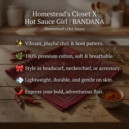 Homestead’s Closet X Hot Sauce Girl | BANDANA-12