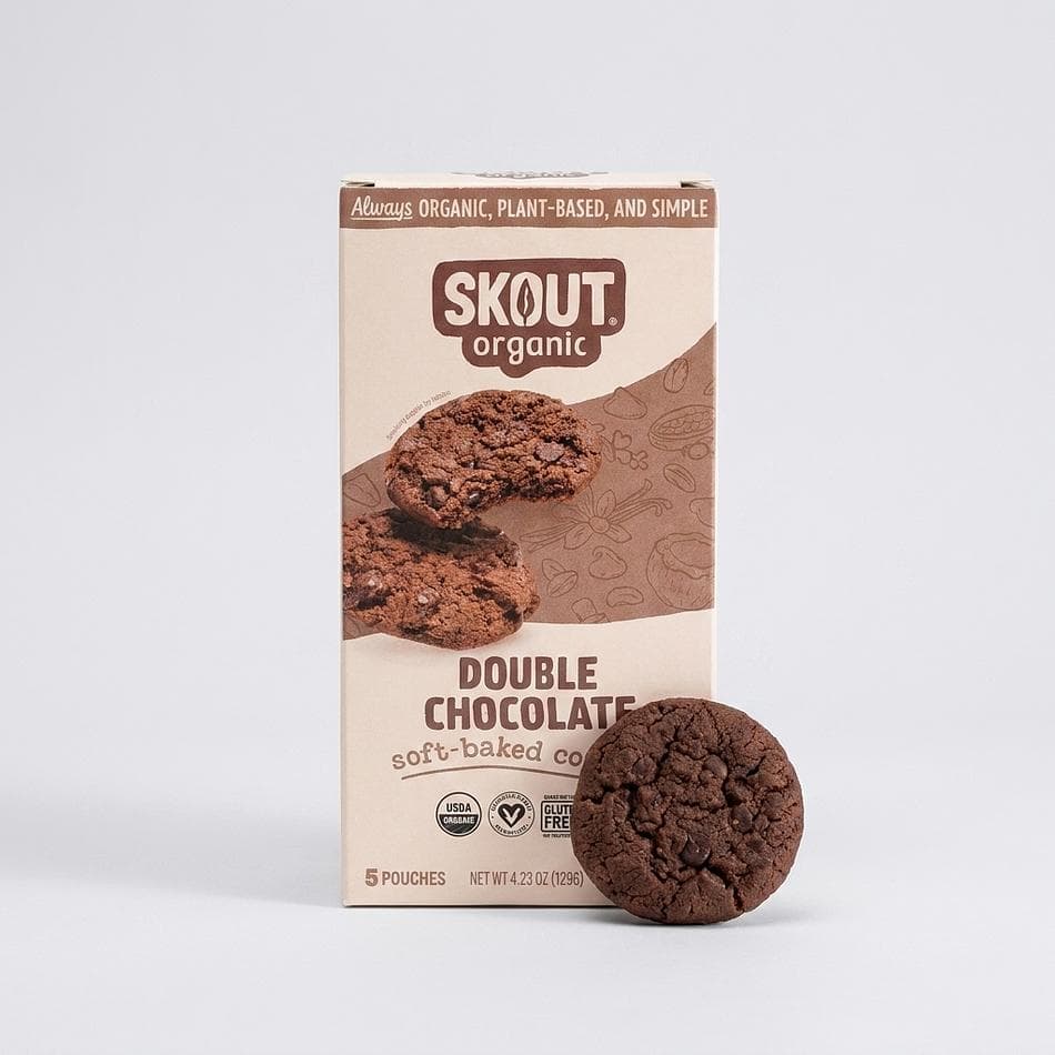 Soft-Baked Organic Cookie Variety Pack, Date Syrup & Coconut Sugar, Gluten-Free Vegan Snack, 4 Boxes