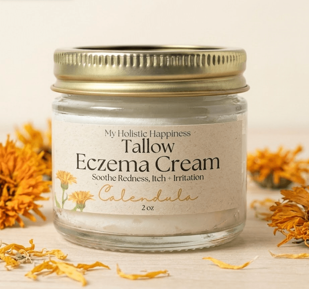 Tallow Eczema Cream with Organic Calendula