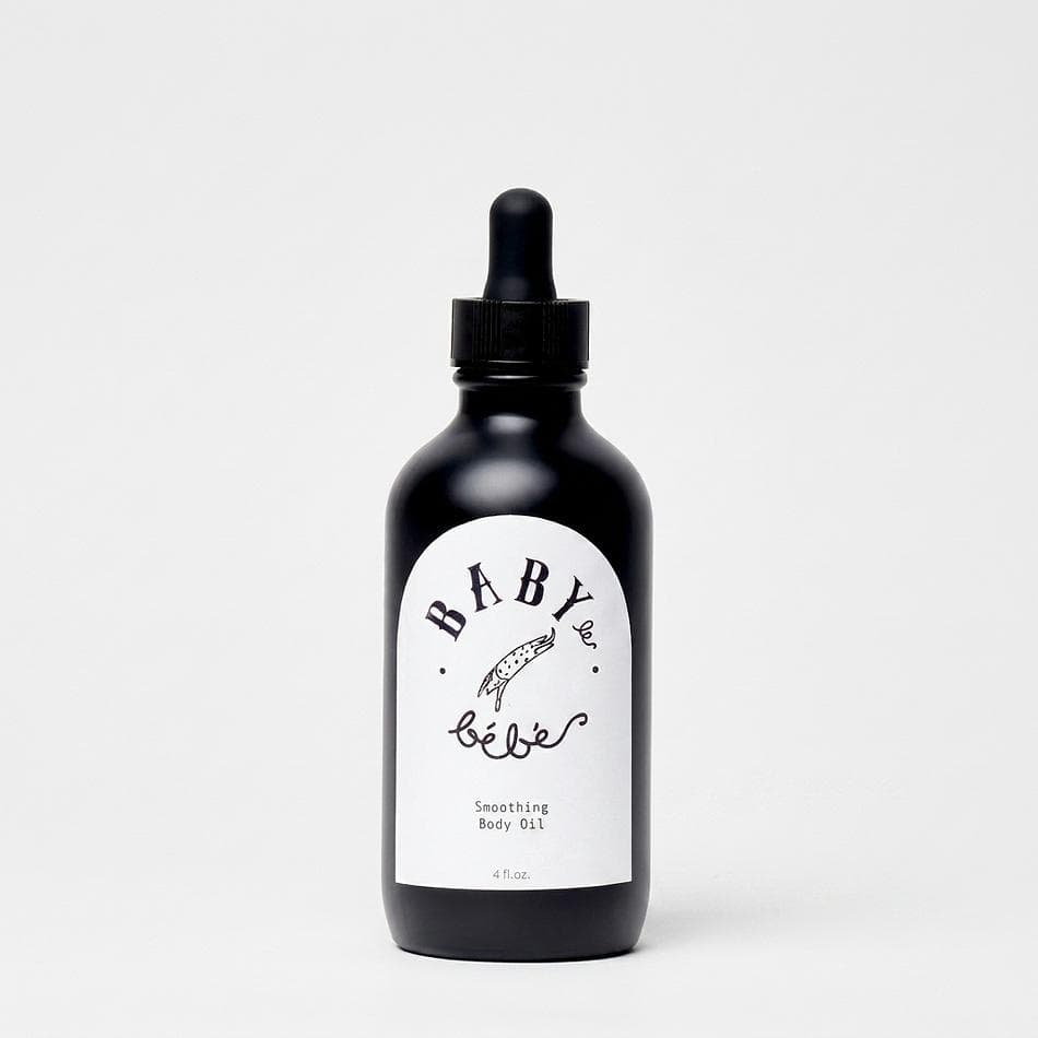 Natural Body Oil, Castor & Rosehip & Argan, Deep Hydration for Dry Skin, 4 fl oz Glass Bottle