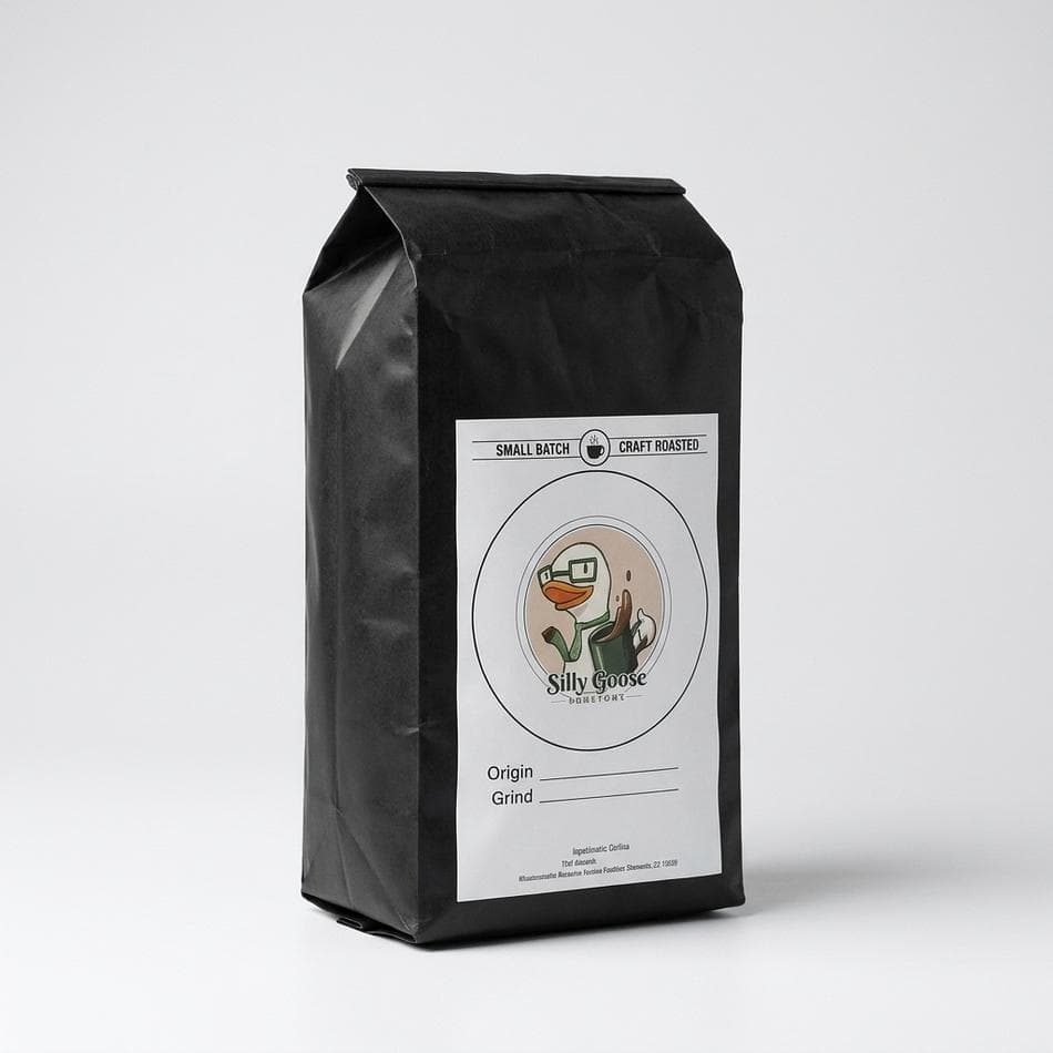 High Caffeine Medium Roast Coffee, Arabica + Robusta, Smooth Bold Morning Energy, Choose Grind, 12oz–12lb
