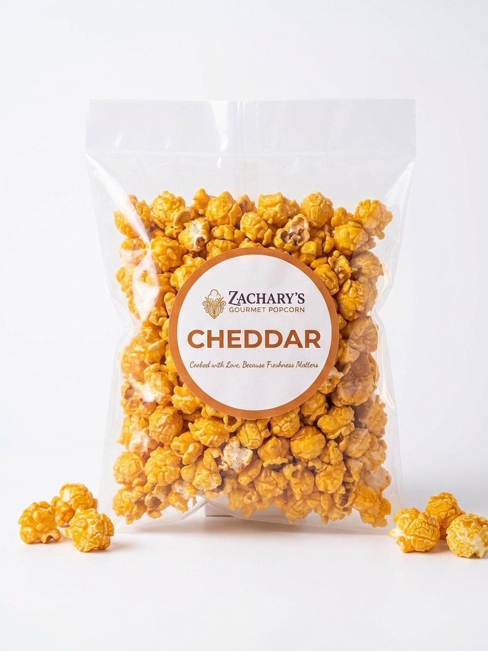 Sharp Cheddar Gourmet Popcorn- Sack Size/Approx. 4 Cups