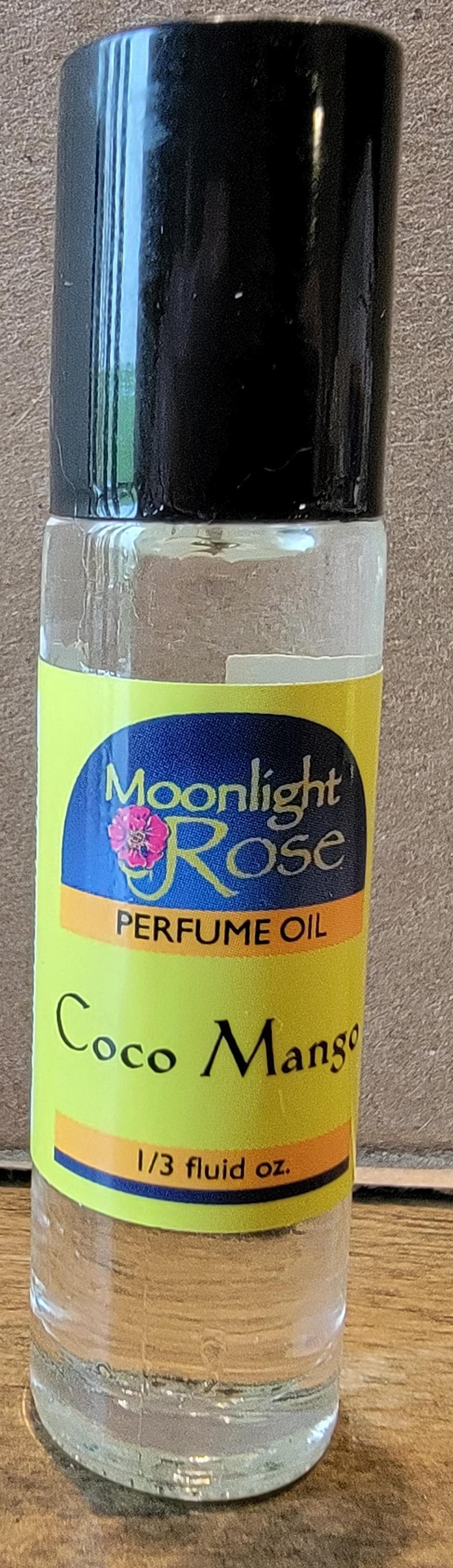 Moonlight Rose Coco Mango Roll On Body Oil – 1/3 oz