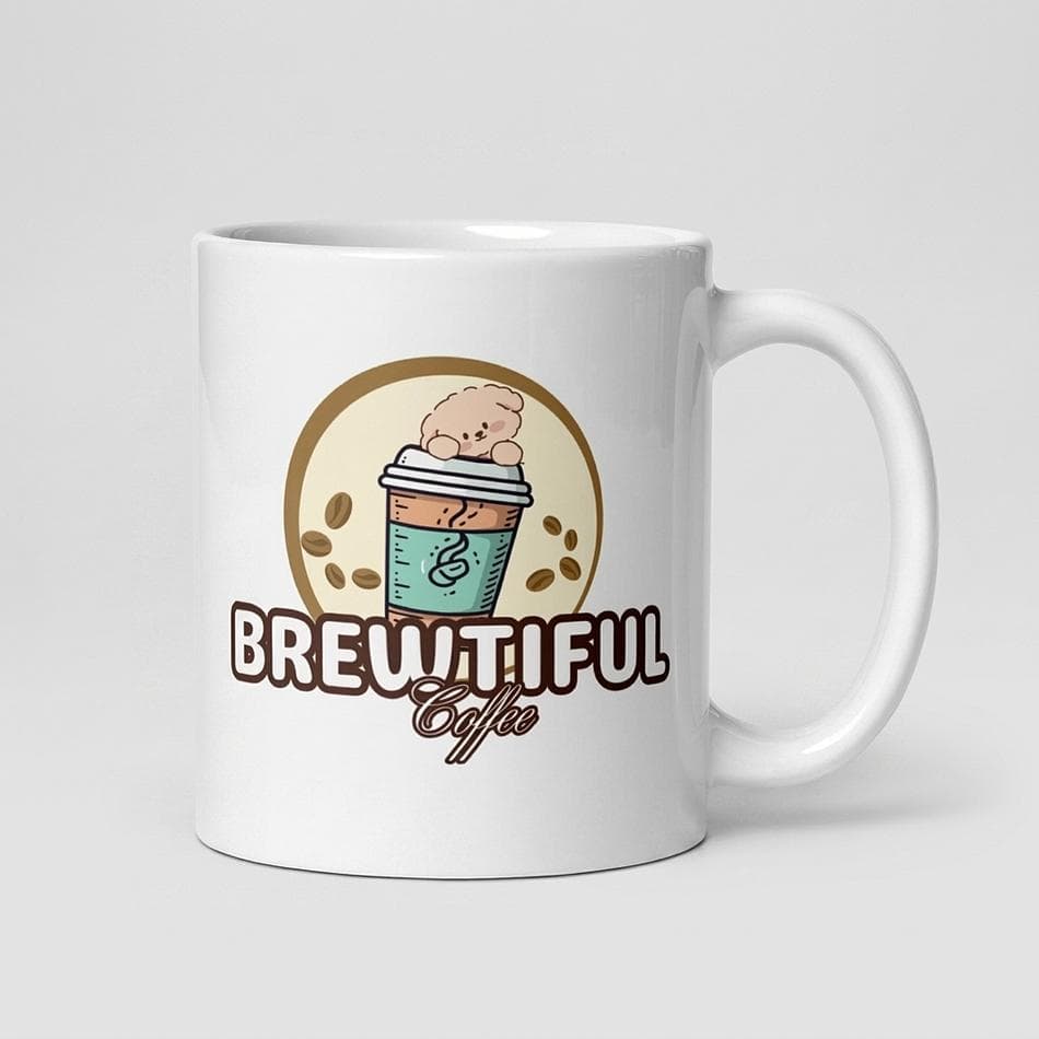 Ceramic Coffee Mug, Glossy White, Microwave & Dishwasher Safe, Lead & BPA-Free, 11/15/20 oz