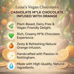 Casholate M*lk Chocolate Infused with Orange | Vegan & Plant-based-3
