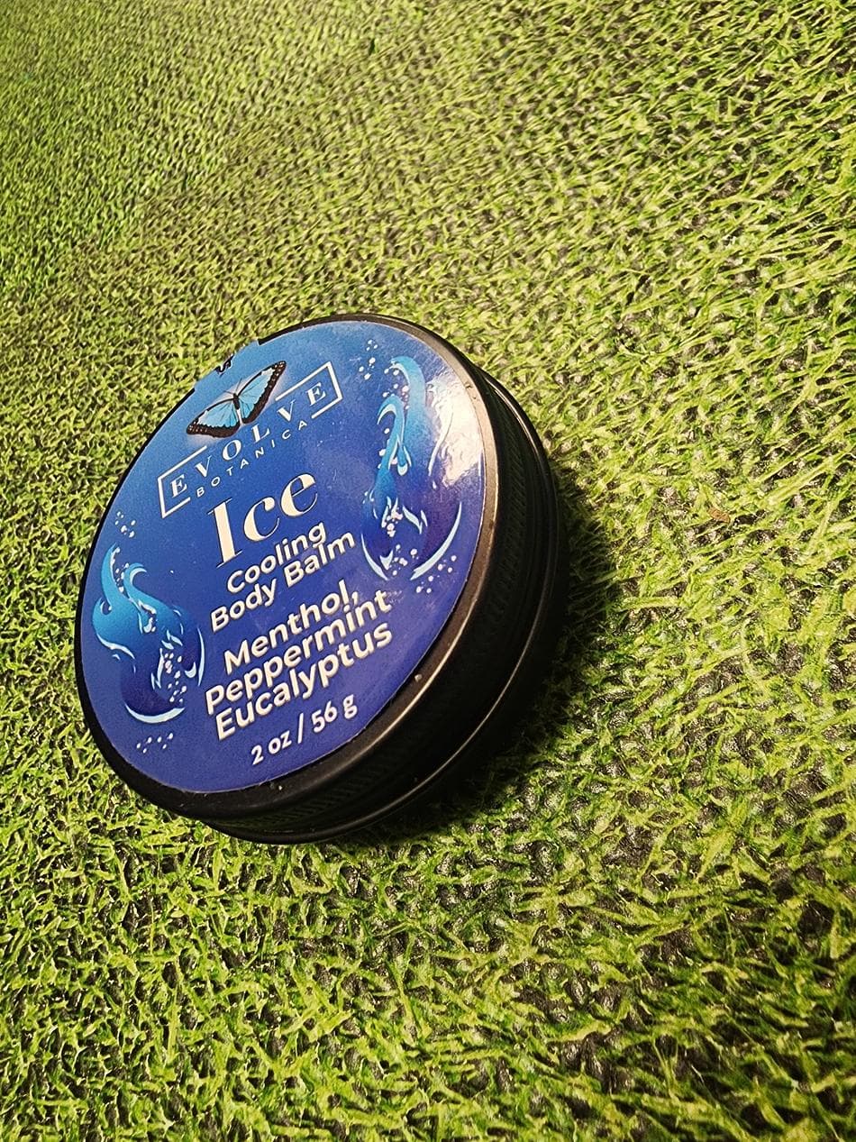Cooling Body Balm, Menthol & Peppermint, Fast Cooling Relief, 2 oz Jar