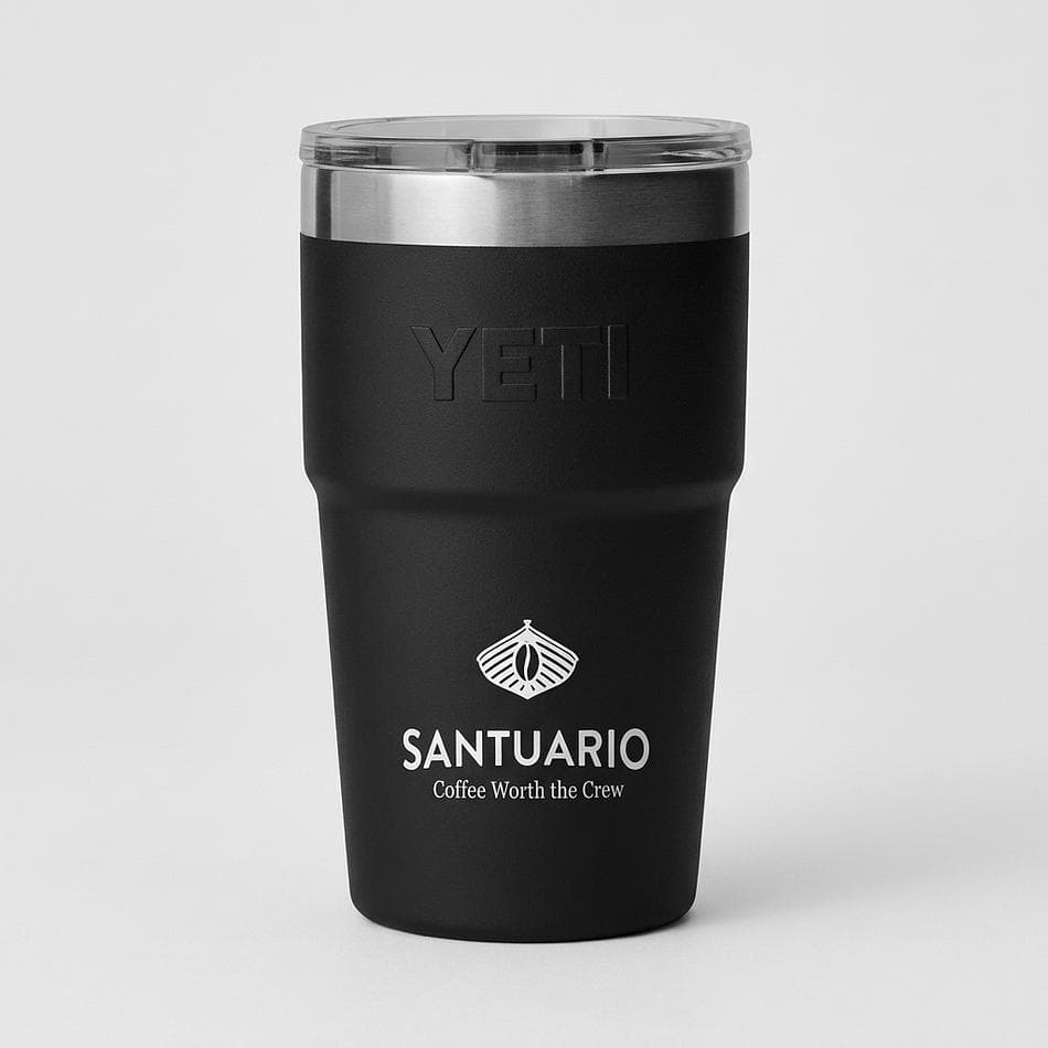 Insulated Stainless Steel Tumbler Cup, YETI Rambler, Coffee Travel Cup, 16 oz or 20 oz, Logo Mark, 4 Colors