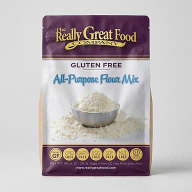Gluten-Free All-Purpose Flour Blend, Dairy & Nut Free, Easy Baking Mix, 2 x 20 oz Pouches (2.5 lb Total)