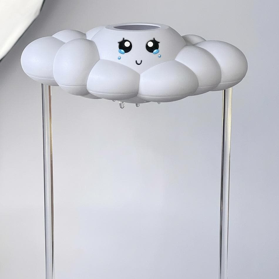 Plant Watering Cloud, Acrylic & 3D-Printed Parts, Slow Drip Rain Shower for Houseplants, Fits 5"+ Pots, 4 oz