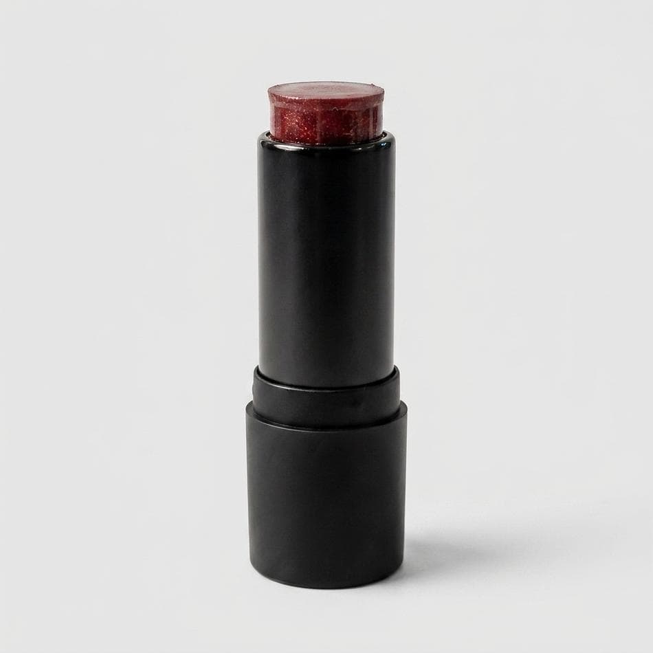Botanical Tinted Lipstick, Beetroot & Cinnamon, Hydrating Mango Butter + Beeswax, Buildable Rosy Tint, 1 Tube