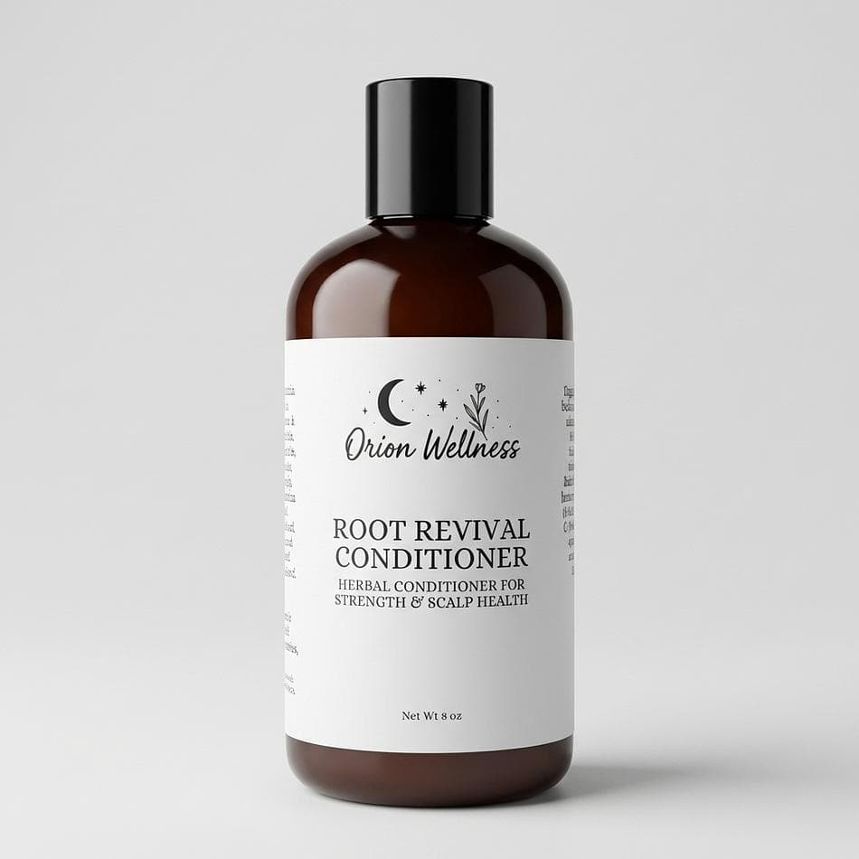 Herbal Hair Conditioner, Aloe & Babassu Oil, Lightweight Detangling for Fine Hair, Silicone-Free, 1 Bottle