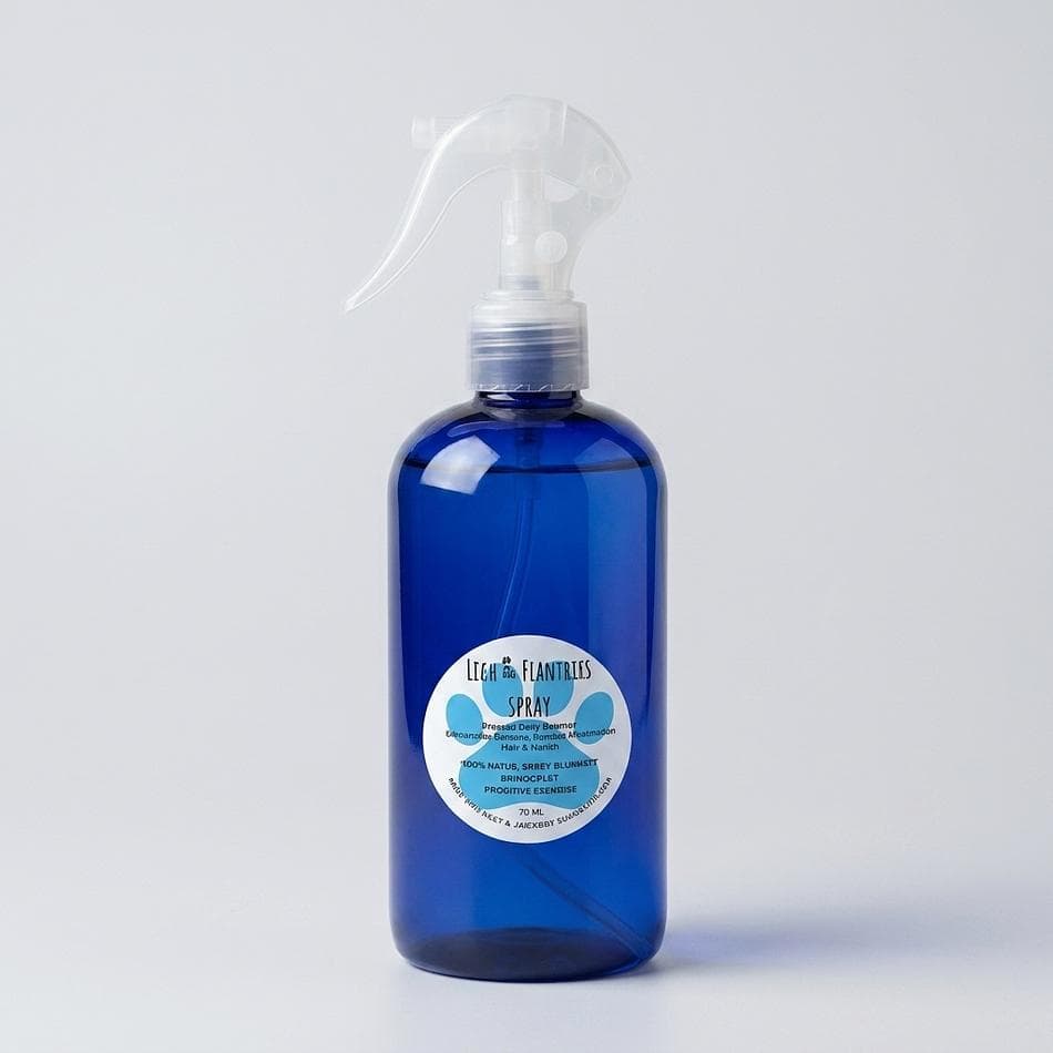 Natural Flea & Tick Spray, Witch Hazel & Catnip + Cedarwood Essential Oils, Pet-Safe Repellent, 8 oz Bottle