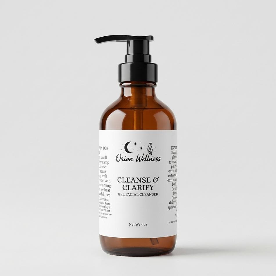 Balancing Gel Face Cleanser, Aloe Vera & Cucumber, Gentle Pore Cleanse, Sensitive Skin, 1 Bottle