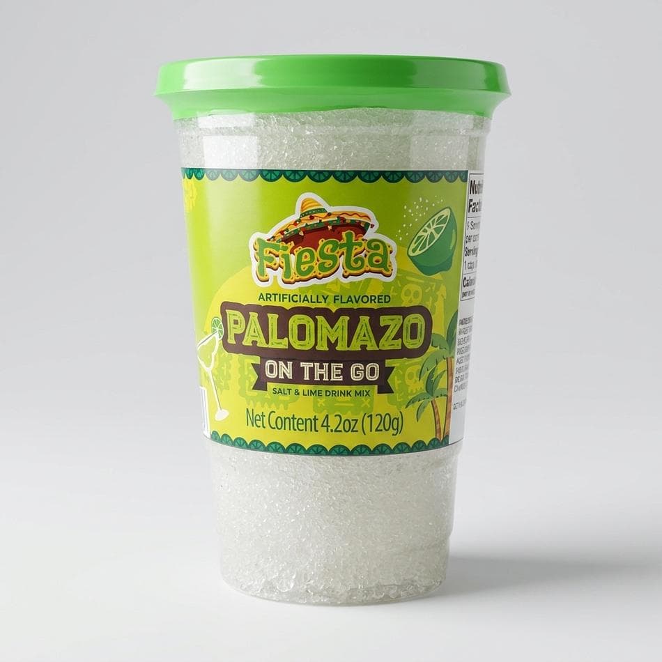 Flavored Cocktail Mixer Party Cup, Paloma-Style Citrus, On-The-Go Drink Mixer, Single Serve Cup