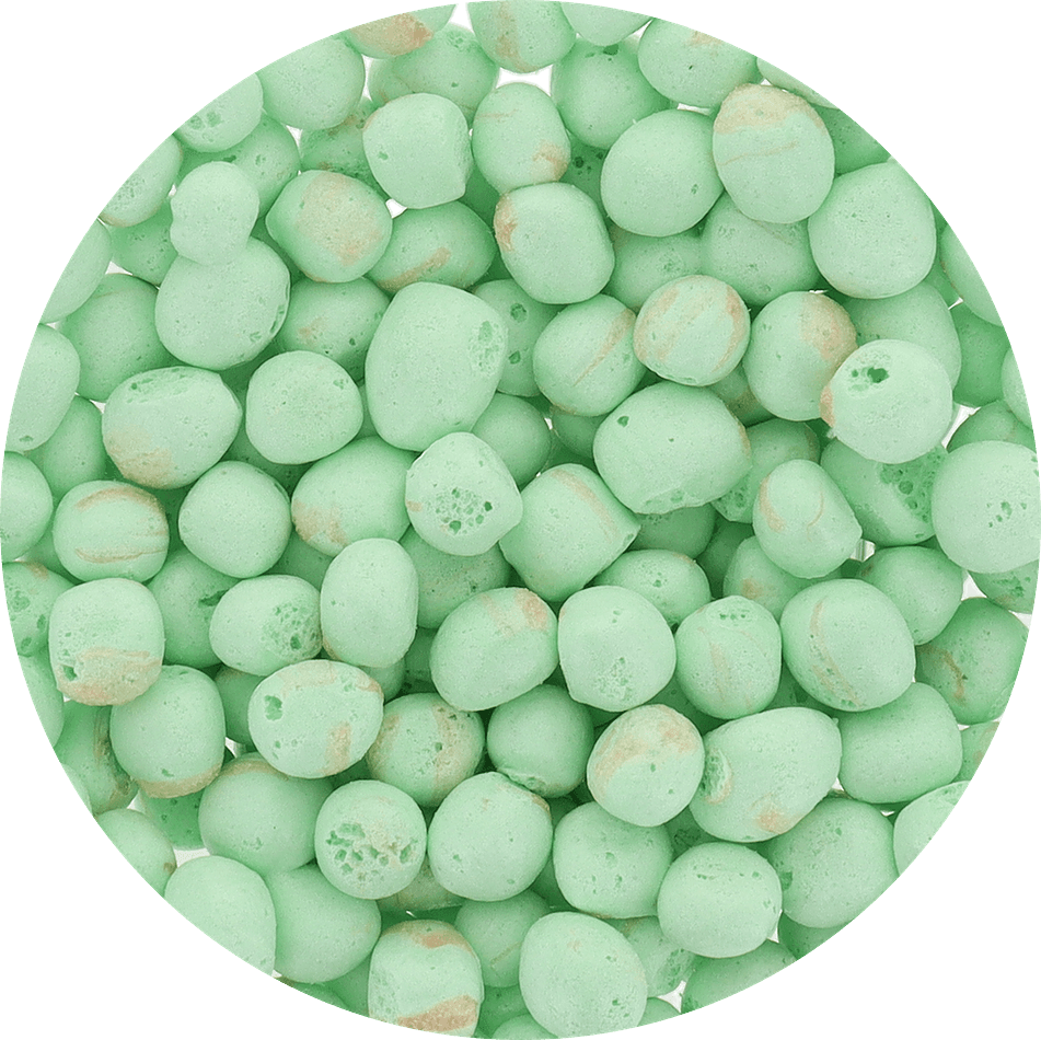Freeze-Dried Salt Water Taffy Candy, Pickle, Light Crunchy Candy Puffs, Bulk Bag (12 oz)