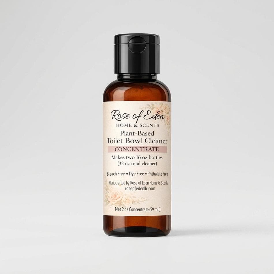 Toilet Bowl Cleaner Concentrate, Citric Acid + Plant-Based Surfactants, Bleach-Free No-Fume Clean, Makes 32 oz (2 oz)